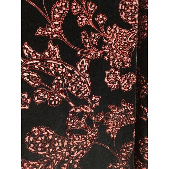 Vintage 90s Y2K Choices Woman Floral Velvet Skirt Size 1X Whimsigoth - Picture 3 of 8